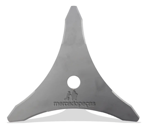 Lâmina 3 pontas 300mm x 3,9mm furo 25,4mm para roçadeira Echo, Shindaiwa, Stihl