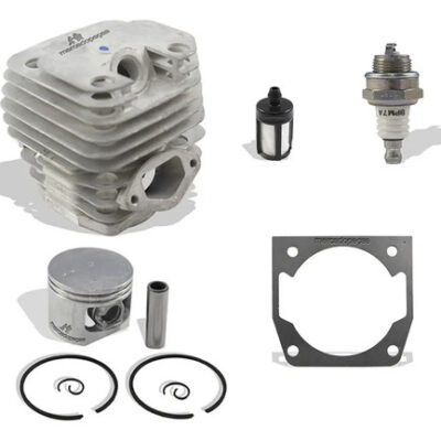 Cilindro, vela e filtro para motosserra Toyama TCS58, MT58, Tekna CS58