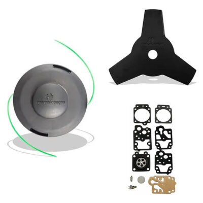 Kit 2x carretel lâmina carburador para roçadeira Husqvarna 236R