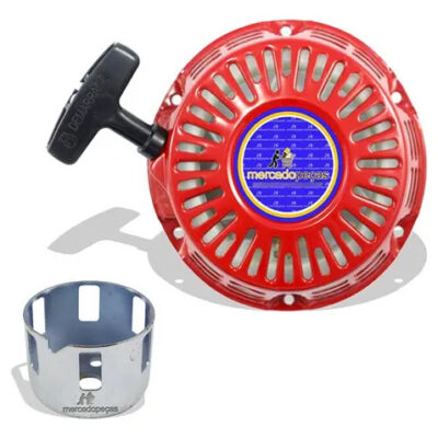 Puxador partida retrátil para motor Honda GX120, Branco 5.5hp, Kawashima, Toyama, Vulcan