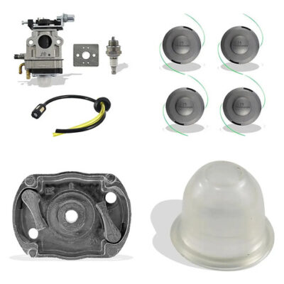 Kit carburador carretel partida bulbo para roçadeira 43cc