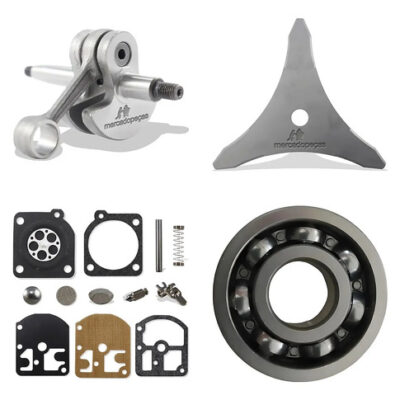 Kit virabrequim lâmina reparo carburador 2 rolamentos roçadeira Stihl FS160 FS220 FS280 FR220 FS290