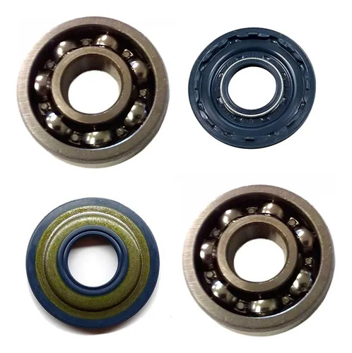 Kit retentores e rolamentos para motosserra Husqvarna 445, 450