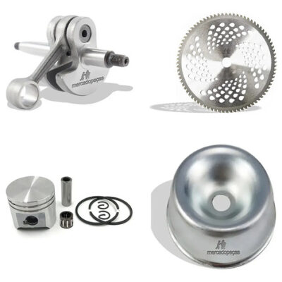 Kit virabrequim lâmina pistão tampa para roçadeira Stihl FS220 FS280 FS290