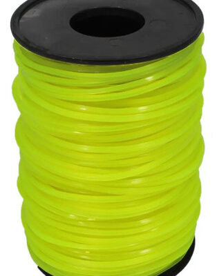Bobina fio nylon quadrado Intertec Pro roçadeira 2,7mm 1kg verde