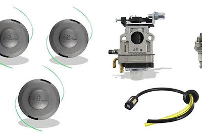 Kit 2 carretéis e carburador para roçadeira Toyama RT43L, Vulcan VR430H, Branco, Ferrari