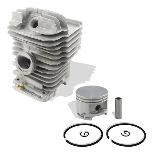 Cilindro com pistão e anéis kit para motosserra Stihl 039 MS390