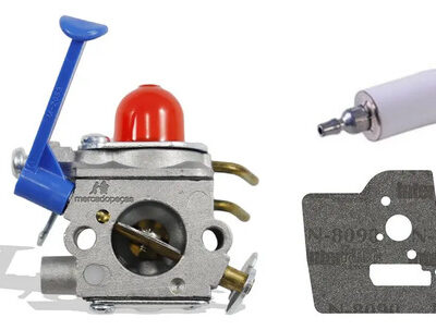Carburador e filtro para roçadeira Husqvarna 128R, 128RJ, P1500