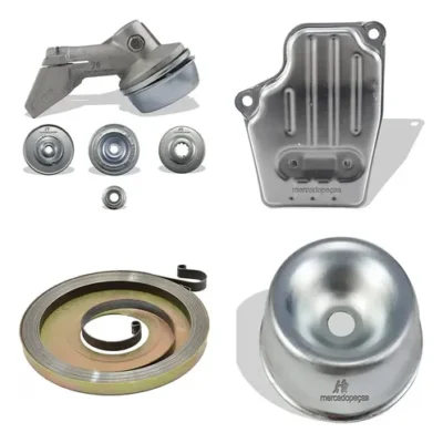 Kit transmissão escape partida tampa para roçadeira Stihl FS120 FS44 FS55 FS80 FS85