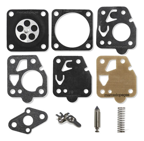 Kit reparo carburador para roçadeira Shindaiwa BP35, C35, BP45, C350, Shin-C35