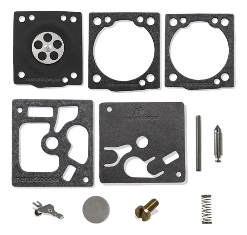Reparo diafragma do carburador para motosserra Stihl MS034 MS038