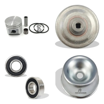 Kit pistão embreagem rolamento tampa para roçadeira Stihl FS220, FR220