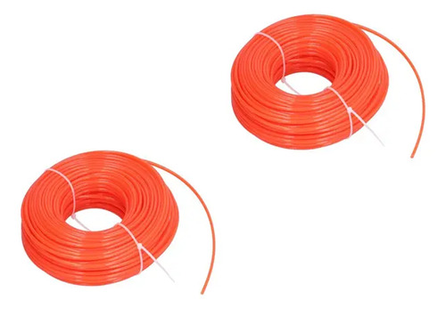 Fio de nylon para roçadeira 3.0mm 15 metros perfil redondo - Imagem 3