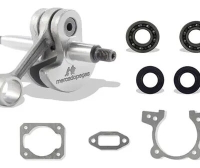 Virabrequim com retentores e juntas para roçadeira Stihl FS220, FR220, FS160, FS280, FS290