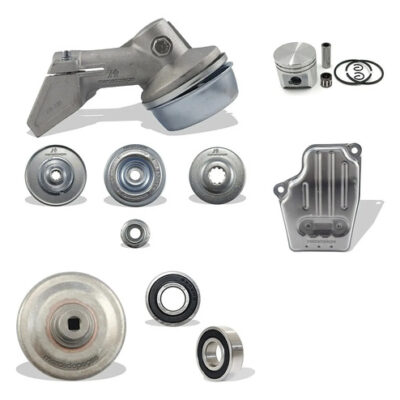 Kit transmissão pistão escapamento embreagem rolamento para roçadeira Stihl FS120, FS200, FS44, FS55, FS80, FS