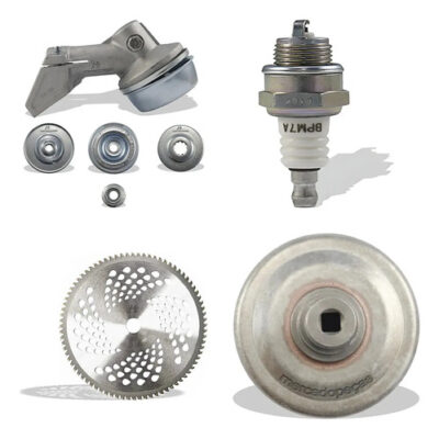 Kit transmissão 2x vela lâmina embreagem para roçadeira Stihl FS120, 200, FS44, FS55, FS80, FS85, KA85, Husqva
