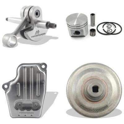 Kit virador pistão escape embreagem para roçadeira Stihl FR220 FS160 FS220 FS280 FS290