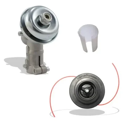 Transmissão 26mm 9 estrias carretel manual M10x1,25 para roçadeira Husqvarna