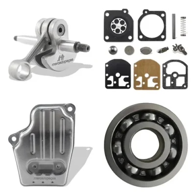 Kit virabrequim carburador escape 2x rolamento para roçadeira Stihl FS160 FS220 FS280