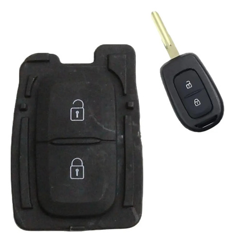 Capa frontal 2 botões telecomando Renault Sandero
