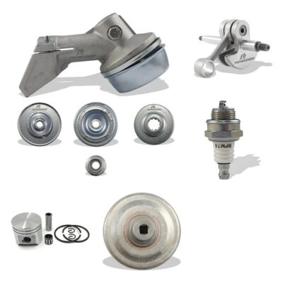 Kit transmissão virabrequim 2x vela pistão embreagem roçadeira Stihl FS220