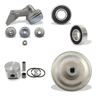 Kit transmissão 2x rolamento pistão embreagem para roçadeira Stihl FS120 FS44 FS55 FS80 FS85