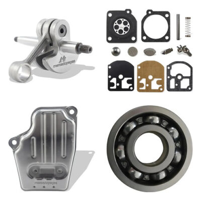 Kit virabrequim reparo carburador escape rolamento para roçadeira Stihl FS160 FS220 FS280