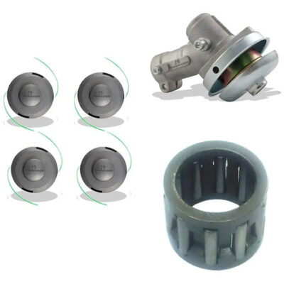 Kit carretel transmissão com rolamento para roçadeira Stomp, Branco, Ferrari, Garthen, Intertec