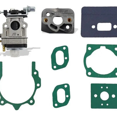 Carburador flange jogo juntas para roçadeira 43cc 52cc