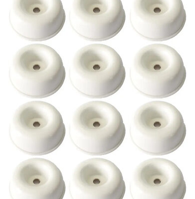 Kit 12 unidades limitador de altura 16mm para roçadeira Branco, Husqvarna, Stihl