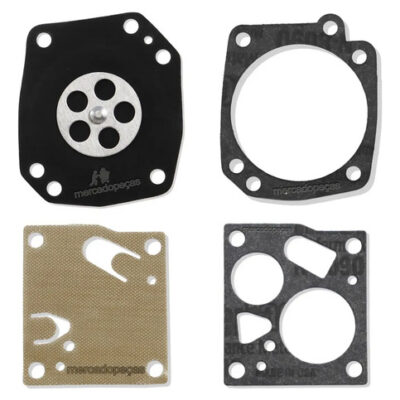 Kit reparo carburador para motosserra Stihl MS08, MS051, Husqvarna 162