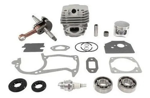 Kit cilindro virabrequim completo para motosserra 52cc Intertec