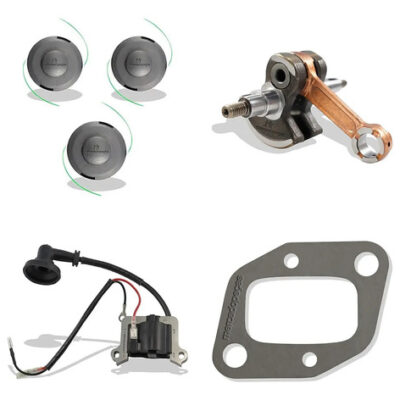 Kit 2x carretel virabrequim bobina juntas para roçadeira Intertec