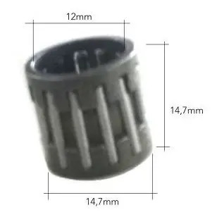 Gaiola de agulha do pistão para motosserra Husqvarna 268, 162, 359, 362, 372 - Imagem 3