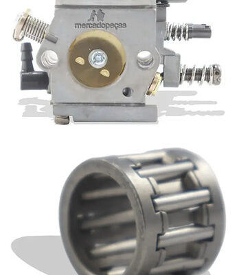 Kit carburador rolamento motosserra Stihl MS038, MS380, MS381