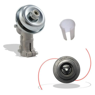 Kit transmissão 26mm 9 estrias carretel manual M10x1,25 para roçadeira Husqvarna