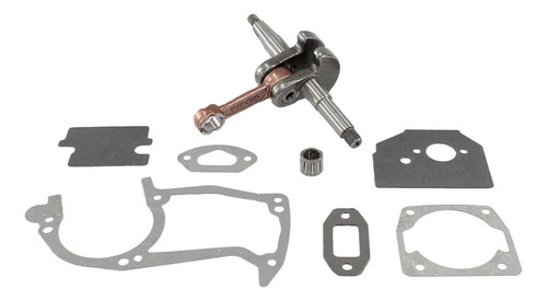 Virabrequim com juntas gaiola para motosserra Intertec 520, 525, 450, 580