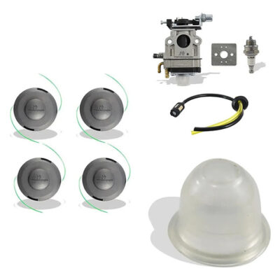 Kit 2x carretel carburador bulbo para roçadeira 43cc Stomp RS-43