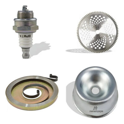 Kit 2x vela lâmina partida tampa para roçadeira motosserra Stihl 310 381 660 Husqvarna 131 143 236 268 272 288