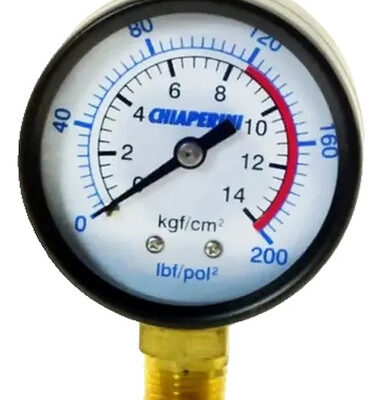 Manômetro compressor de ar Chiaperini