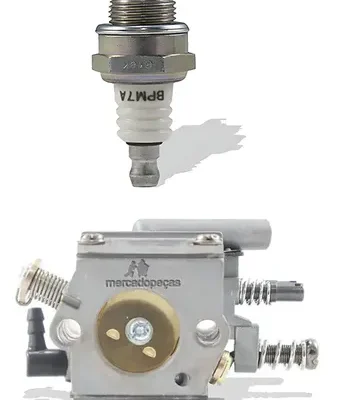 Kit 2 velas carburador motosserra Husqvarna 236 272 Stihl 381 660 Shindaiwa Bandai Brudden Intech