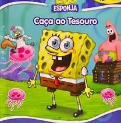 Livro Bob Esponja Caça ao tesouro Melhoramentos