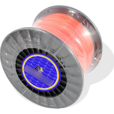 Bobina fio nylon quadrado 1,8mm para roçadeira