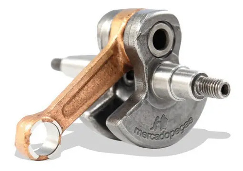 Virabrequim biela para roçadeira 52cc Toyama Branco Ferrari Intertec - Imagem 2