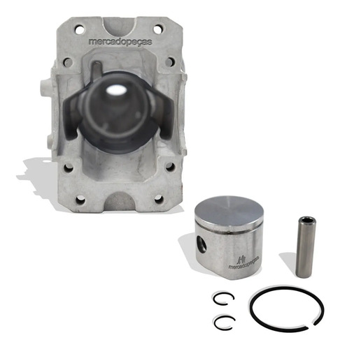 Cilindro kit completo com pistão para motosserra Husqvarna 136 137 - Imagem 3