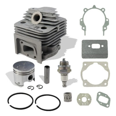Kit cilindro pistão juntas rolamento agulhas roçadeira 52cc Azen Brudden Brutatec Garthen