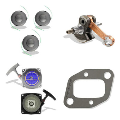 Kit 2x carretel virabrequim tampa juntas para roçadeira Intertec 430, 431, 435