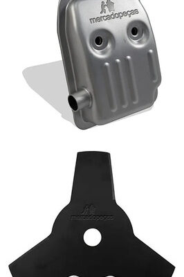 Kit escapamento lâmina para roçadeira motosserra Shindaiwa