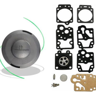Kit carretel e reparo carburador para roçadeira Husqvarna 132R, 142R, 143R, 235, 236R