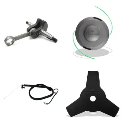 Kit virabrequim carretel acessório lâmina para roçadeira Husqvarna 236R